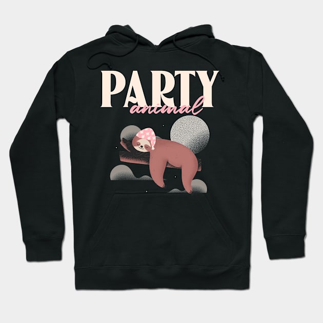 Party Animal Sleep Hoodie by Gifts and Gags